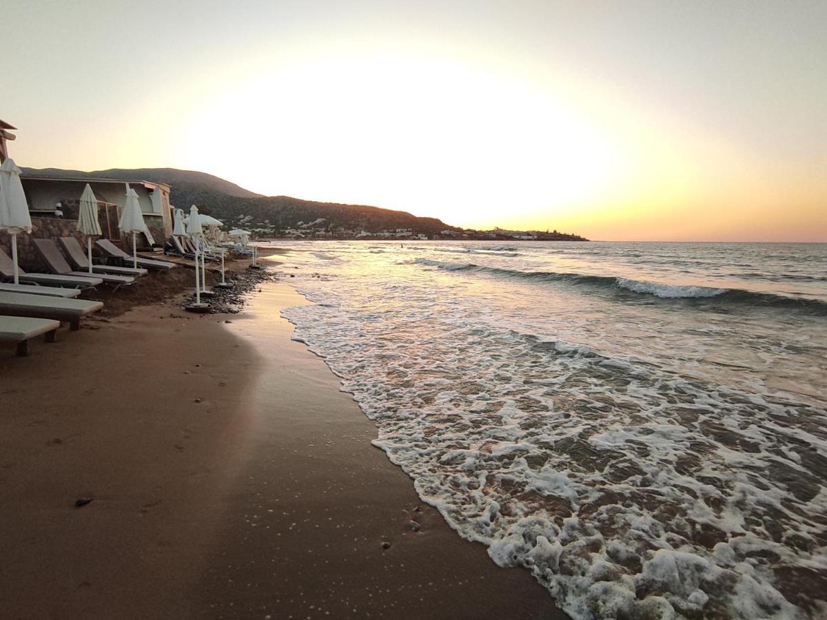 Dedalos N3 Sea View Apartment-30 Metres From The Beach Stalida エクステリア 写真