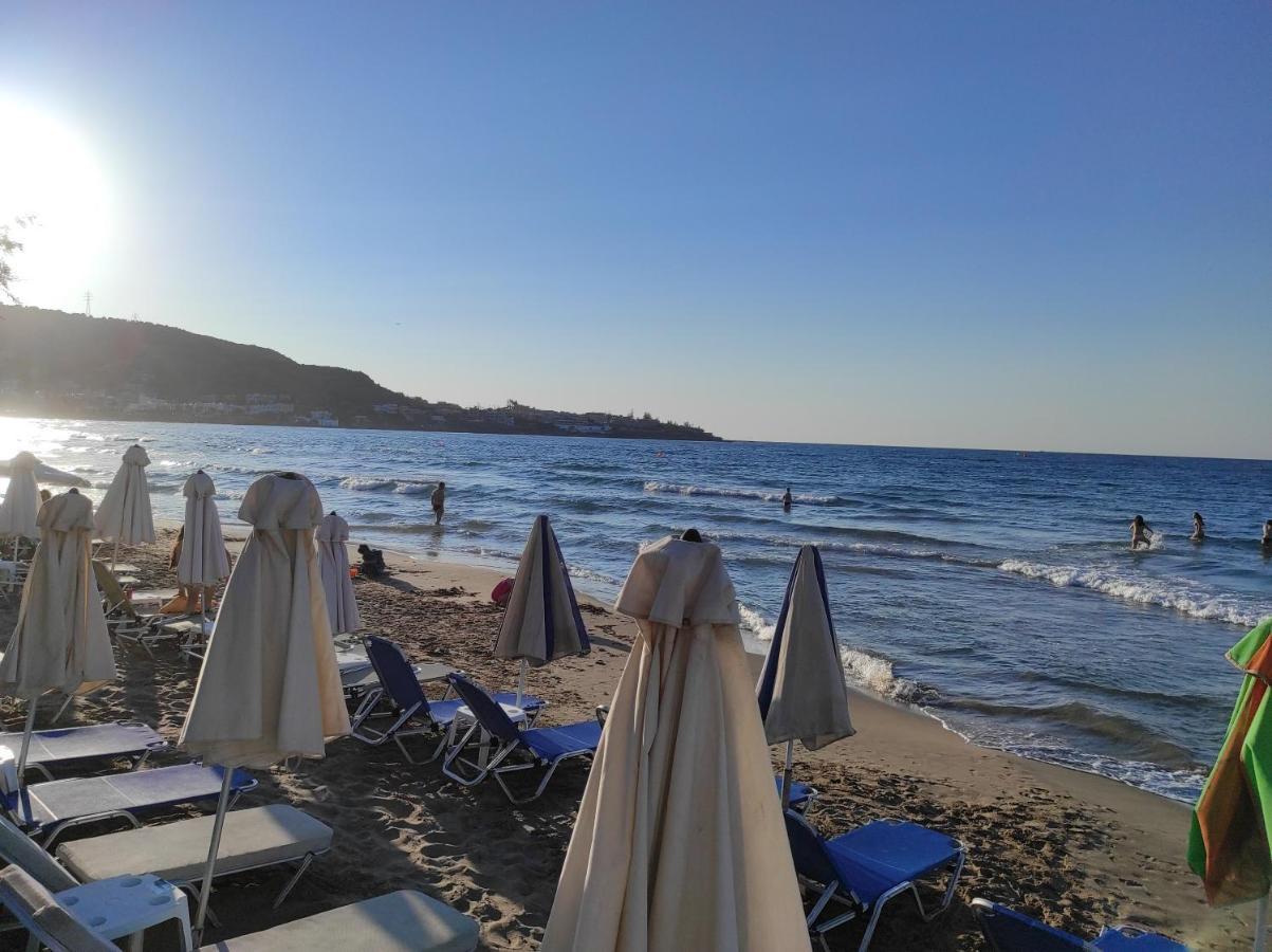 Dedalos N3 Sea View Apartment-30 Metres From The Beach Stalida エクステリア 写真