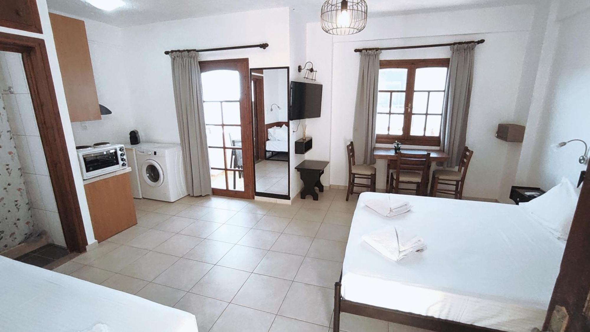 Dedalos N3 Sea View Apartment-30 Metres From The Beach Stalida エクステリア 写真